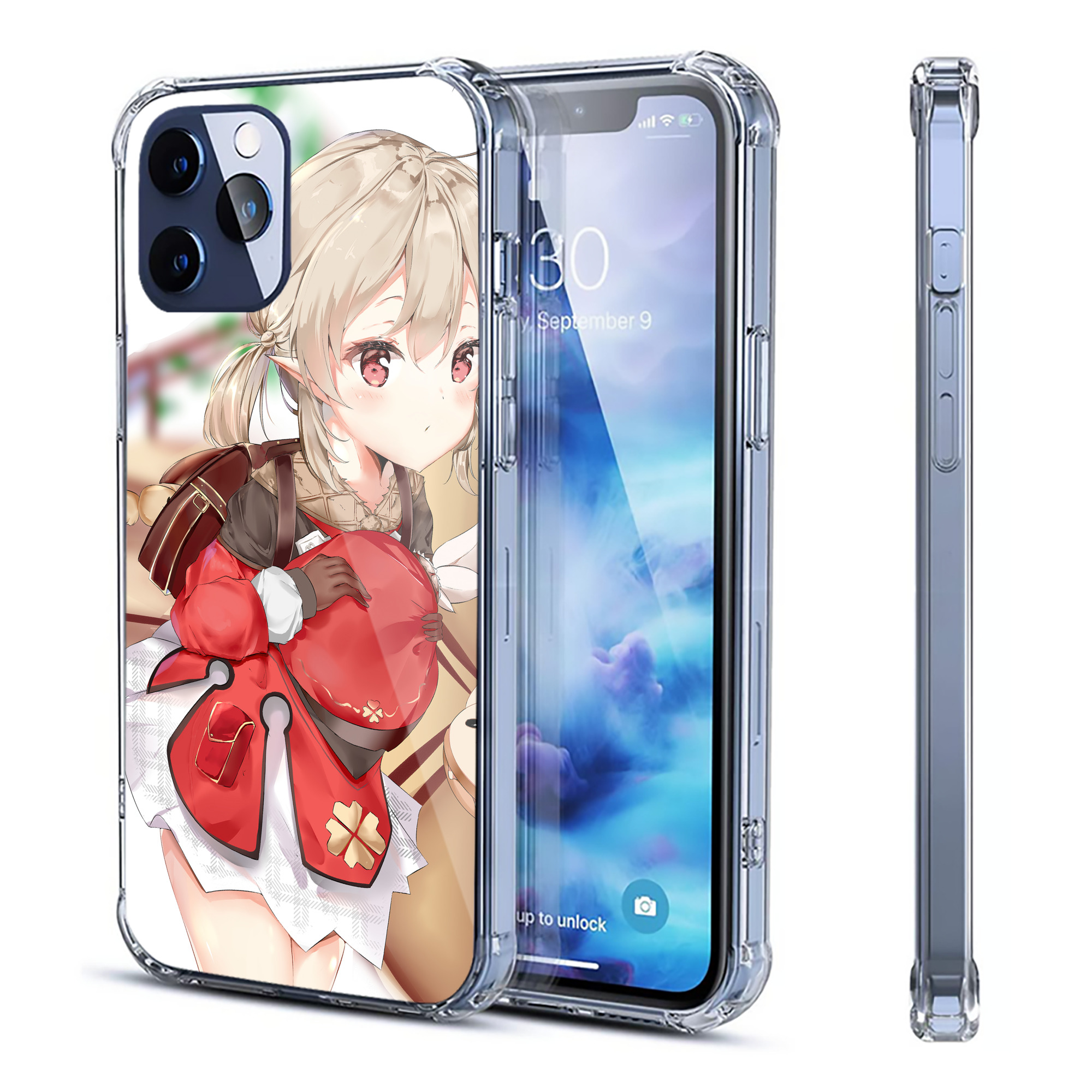 げんし神 genshin 【iPhone 12シリーズ対応】透明スマホケース（クリアソフトケース）